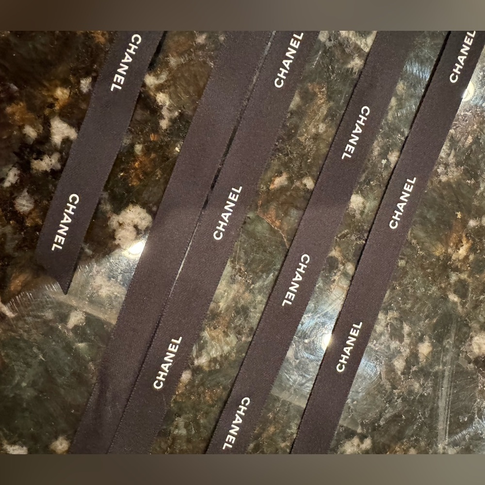 4 authentic CHANEL ribbons variety of lengths
